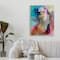 Stupell Industries Colorful Abstract Nude Female Portrait Back Canvas Wall Art